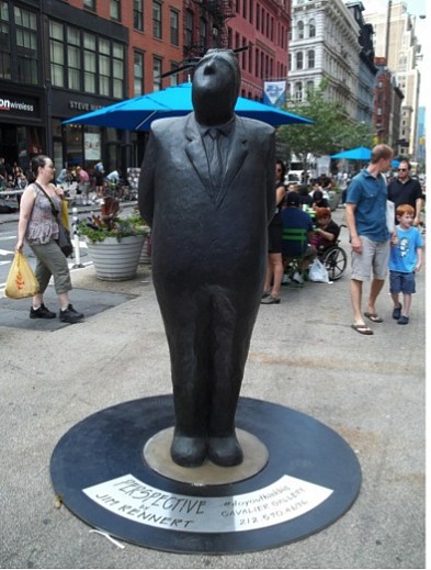 News & Events: PRESS RELEASE: "Perspective" by Jim Rennert in Union Square, June 27, 2014 - Cavalier Galleries