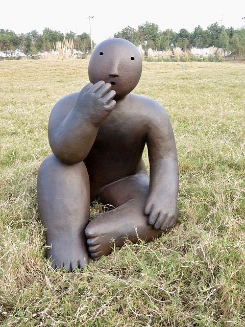 Joy Brown, Sitter with Hand Over Mouth, AP1, 2013
bronze, 22 x 21 x 21 in. (55.9 x 53.3 x 53.3 cm)
JB231105