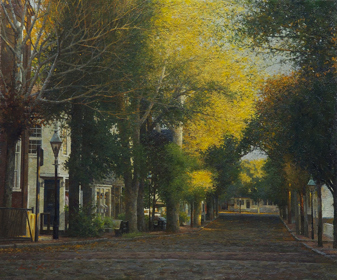 Li Xiao, Federal Street in Early Fall, 2024
oil on canvas, 20 x 24 in. (50.8 x 61 cm)
LX240401