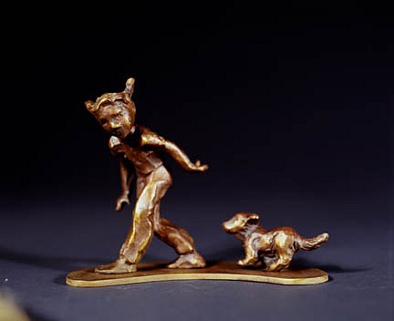 Jane DeDecker, Follow Me, Ed. of 31, 2005
bronze, 4 x 5 x 2 in. (10.2 x 12.7 x 5.1 cm)
JDD020709