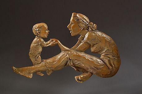 Jane DeDecker, Jane And Mick, Ed. of 17, 2007
bronze, 19 x 29 in. (48.3 x 73.7 cm)
JD110707
