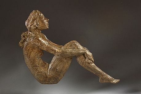 Jane DeDecker, Reflection,  Ed. of 17, 2007
bronze, 28 x 43 x 2 in. (71.1 x 109.2 x 5.1 cm)
JD150707