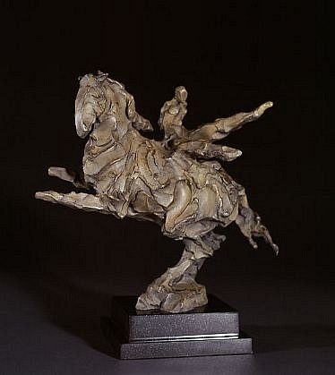 Jane DeDecker, Riding it Out, Ed. of 21, 2003
bronze, 12 x 7 x 4 in. (30.5 x 17.8 x 10.2 cm)
JDD504