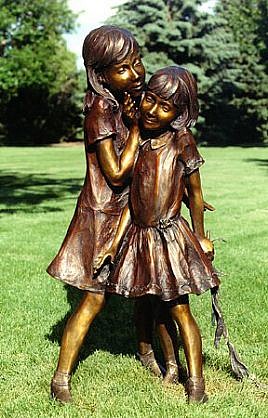 Jane DeDecker, Secrets (L) Ed. of 27, 1991
bronze, 52 x 33 x 24 in. (132.1 x 83.8 x 61 cm)
JD040908