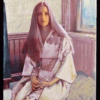 painting: Steve Hawley Spring Kimono