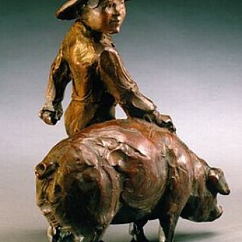 sculpture: Jane DeDecker State Fair (maquette),Ed. of 31