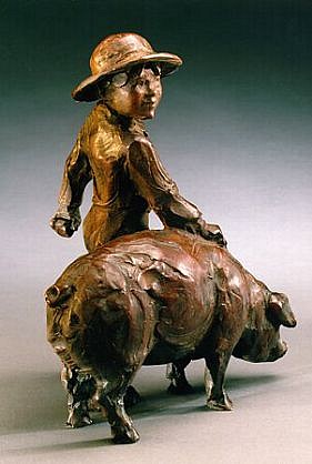 Jane DeDecker, State Fair (maquette),Ed. of 31, 1994
bronze, 12 x 9 x 7 in. (30.5 x 22.9 x 17.8 cm)
JDD2202