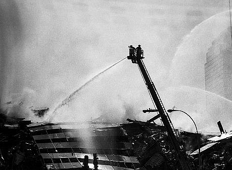 Harry Benson, WTC Fireman on ladder, New York, Edition of 35, 2001
photograph
HB120440