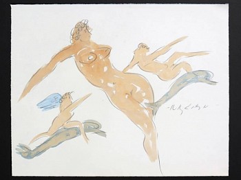 Work: Reuben Nakian Nymph with Cupids and Dolphins