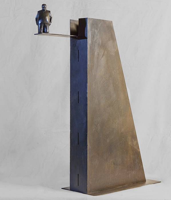 Jim Rennert, Cannonball, Edition of 7, 2010
bronze and steel, 32 x 28 x 8 in. (81.3 x 71.1 x 20.3 cm)
JR101201