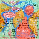 Stephen Pitliuk, I went to the Hamptons
2011, mixed media and resin on canvas