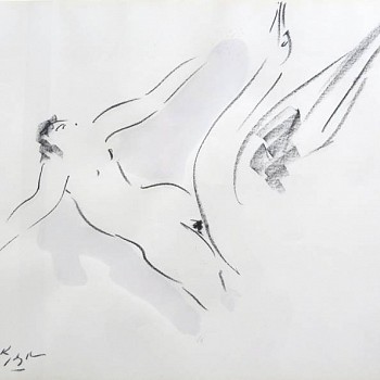 drawing:&nbsp;Reuben Nakian Leda and the Swan