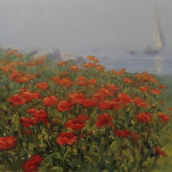 painting: Shirley Cean Youngs Misty Mornings