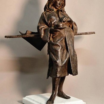 sculpture: Bruno Lucchesi Morning Coffee, Edition of 4