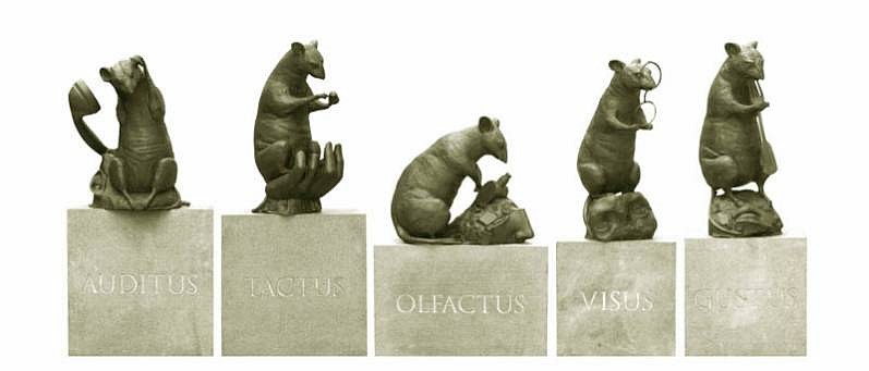 Bjorn Skaarup, The Five Senses, Edition of 6
bronze, 16 x 16 x 62 in. (40.6 x 40.6 x 157.5 cm)
BS120623
