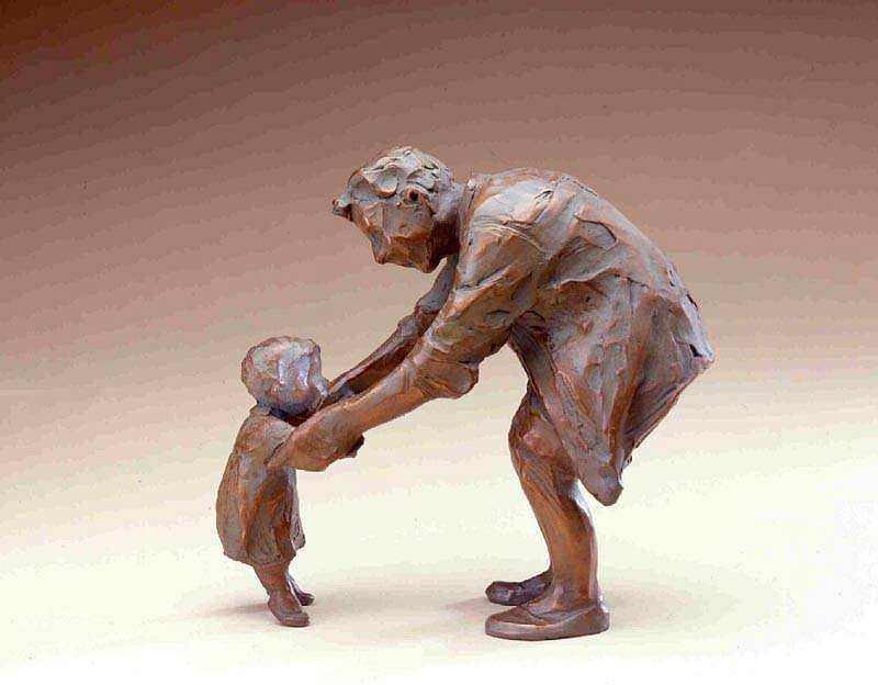 Jane DeDecker, Tippy Toes, Ed. of 21, 2003
bronze, 9 x 9 x 5 in. (22.9 x 22.9 x 12.7 cm)
JD101204