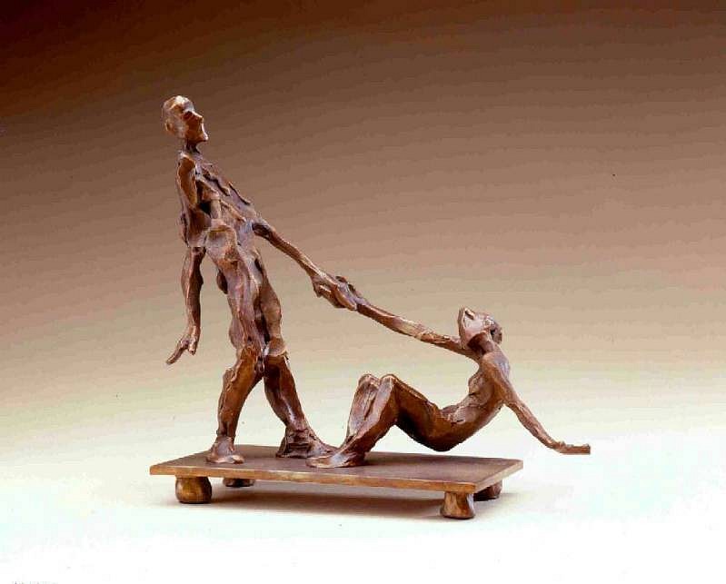 Jane DeDecker, When I'm Down, Ed. AP 1, 2003
bronze, 9 x 11 x 5 in. (22.9 x 27.9 x 12.7 cm)
JDD031207