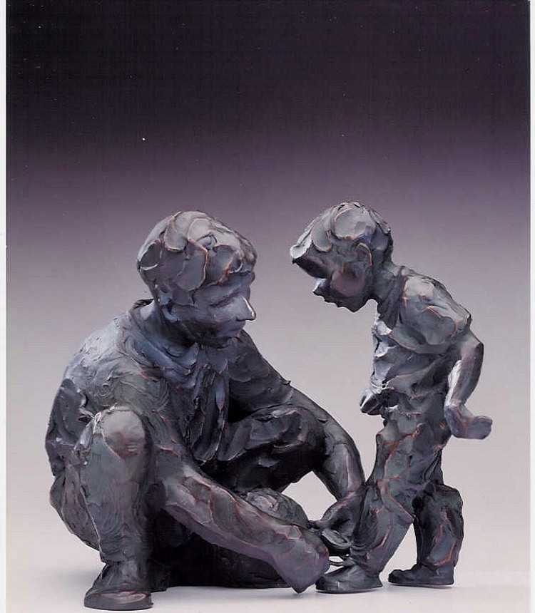 Jane DeDecker, The Ties That Bind, Ed. of 31, 2001
bronze, 12 x 14 x 7 in. (30.5 x 35.6 x 17.8 cm)
JD100602