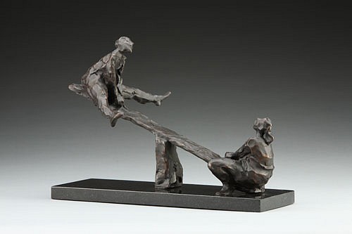 Jane DeDecker, When We Were Young, Ed. of 17, 2007
bronze, 8 1/2 x 15 x 5 in. (21.6 x 38.1 x 12.7 cm)
JDD030907