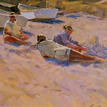 painting: Don Stone Sandcastles