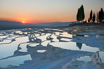 Work: Steve McCurry Ice Terraces, Pamukkale