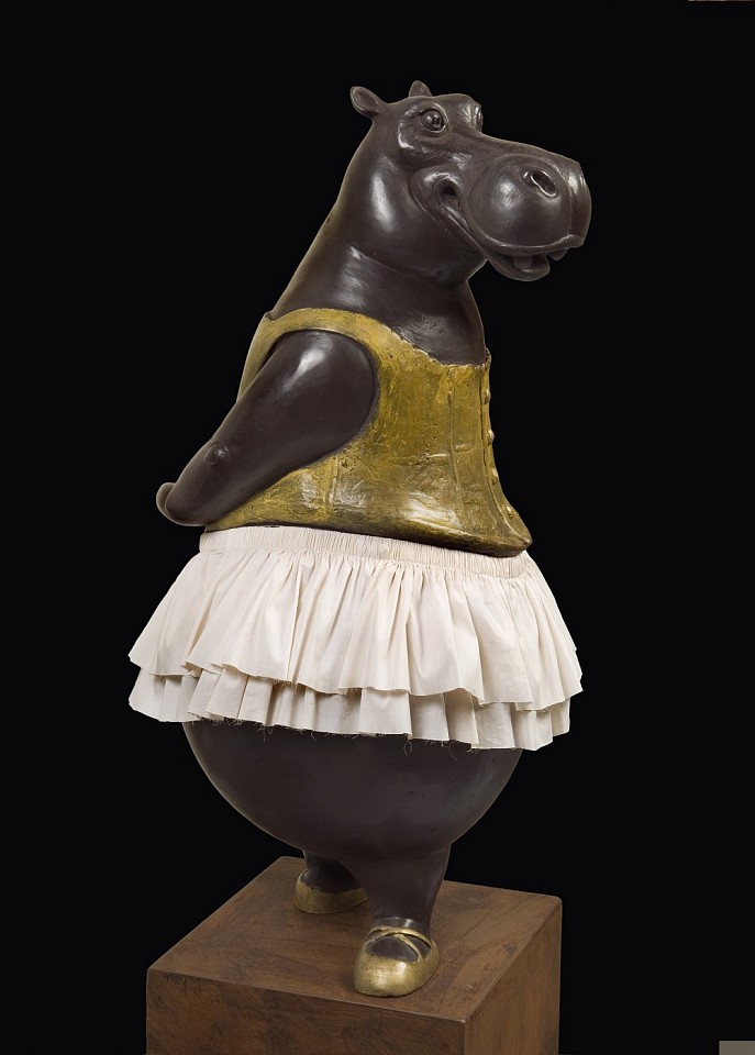 Bjorn Skaarup, Hippo Ballerina, fourth position, Edition of 3, 2015
bronze, 46 x 20 x 20 in. (116.8 x 50.8 x 50.8 cm)
BS150801