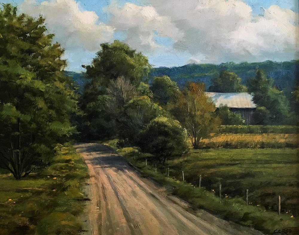 Frank Corso, Road Less Traveled, 2015
oil on board, 16 x 20 in. (40.6 x 50.8 cm)
FC151009
