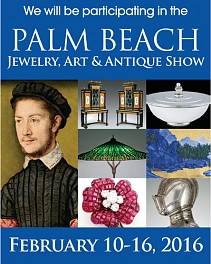 News & Events: Join us at the 2016 Palm Beach Jewelry, Art & Antique Show, January  8, 2016 - Cavalier Galleries