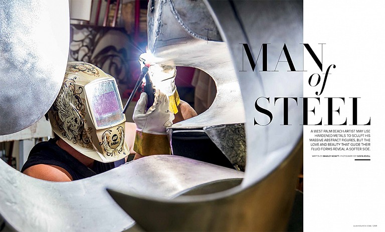 News & Events: Man of Steel - Alexander Krivosheiw, March 14, 2016 - Bradley Nesbit - Luxe Palm Beach