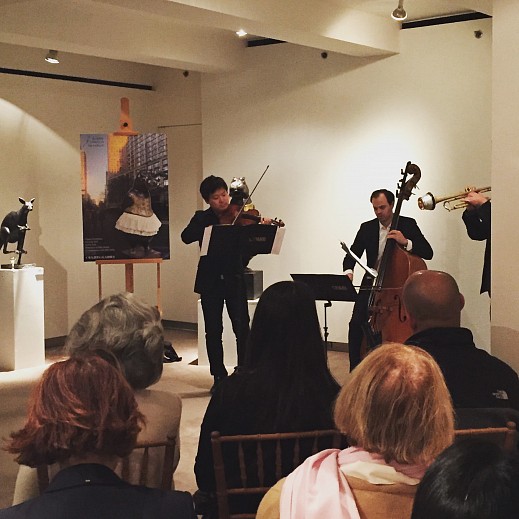 News & Events: Carnegie Hall Notables visit Cavalier Gallery, November  9, 2015 - Carnegie Hall