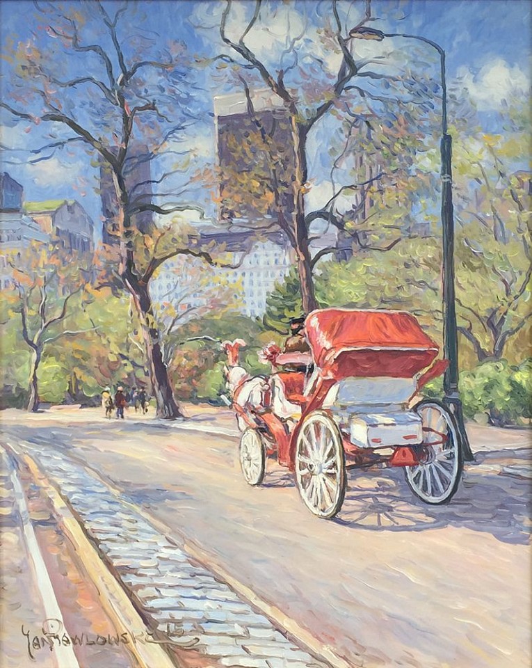 Jan Pawlowski, Red Carriage in Manhattan, 2016
oil on canvas, 30 x 24 in. (76.2 x 61 cm)
JP160605