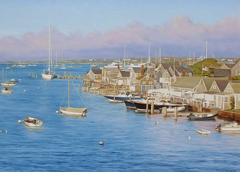 Lori Zummo - Lori Zummo Clearing Storm on Nantucket Harbor