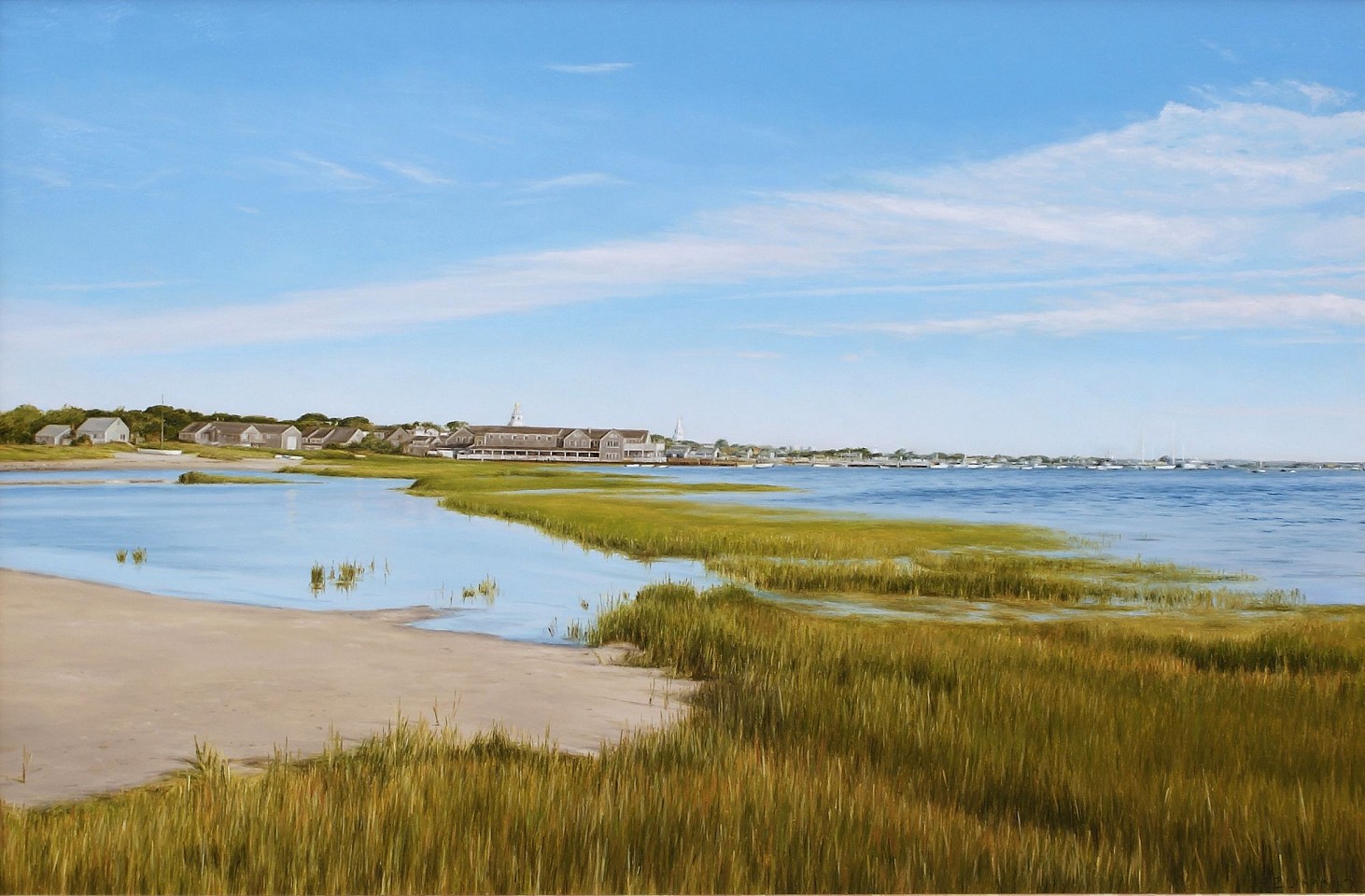 Lori Zummo, The Creeks, Nantucket, 2016
oil on panel, 24 x 36 in. (61 x 91.4 cm)
LZ160903