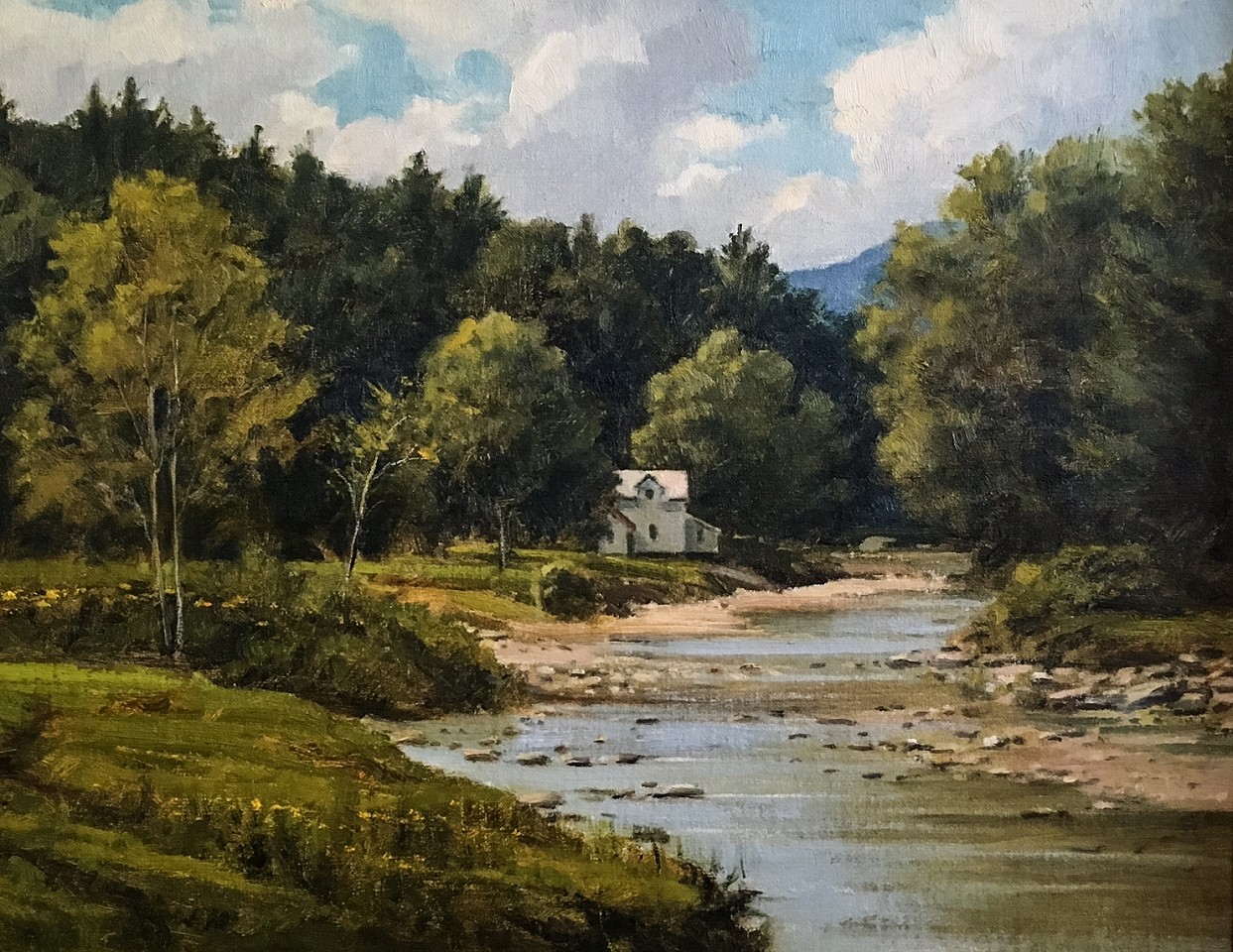 Frank Corso, Mad River View, 2015
oil on board, 16 x 20 in. (40.6 x 50.8 cm)
FC151008