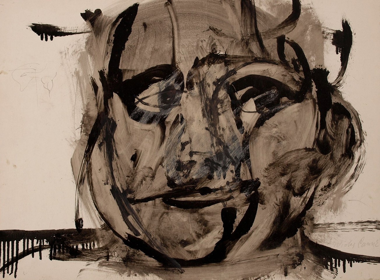 Nicholas Carone, Untitled (W-1245-S), 1963
oil on board, double sided, 18 x 24 1/2 in. (45.7 x 62.2 cm)
NC161002