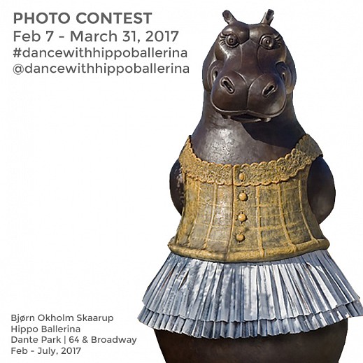 News & Events: Dance With Hippo Ballerina Photo Contest, February  7, 2017 - Cavalier Galleries