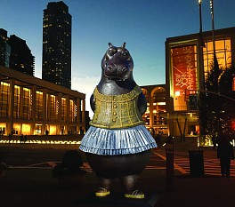 Bjorn Skaarup News & Events: Bjorn Skaarup's Hippo Ballerina Unveiling and Instameet, February  1, 2017 - NYC Parks