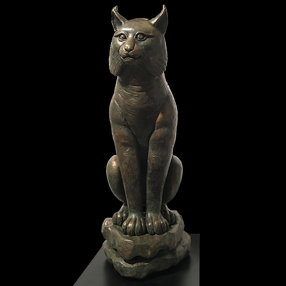 Bjorn Skaarup, Lynx, 2016
bronze, 16 x 8 1/2 x 6 in. (40.6 x 21.6 x 15.2 cm)
BS160702