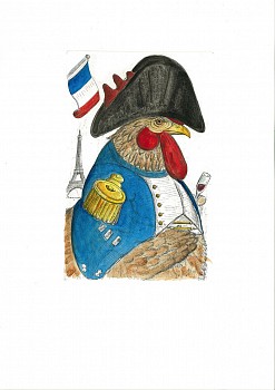 Work: Bjorn Skaarup Gallic Rooster, France, Edition of 50