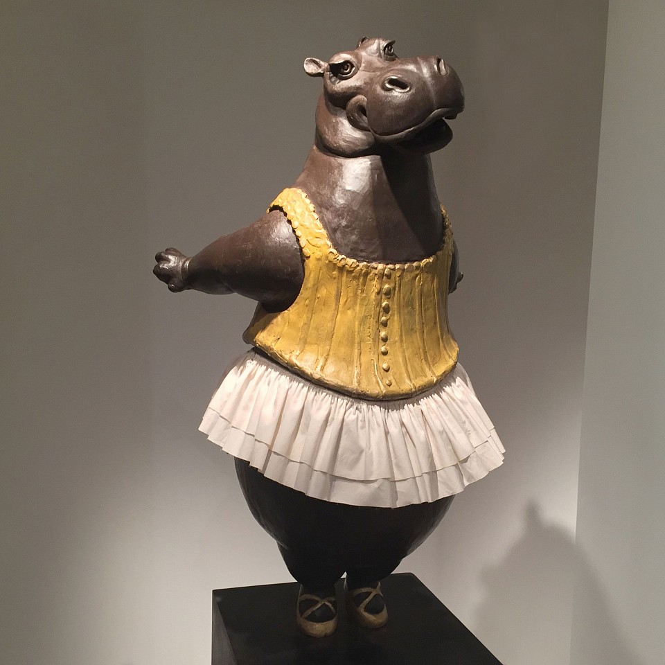 Bjorn Skaarup, Hippo Ballerina, tiptoe, 2016
bronze, 48 3/4 x 24 x 20 in. (123.8 x 61 x 50.8 cm)
BS170202