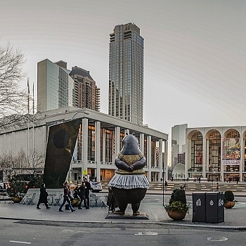 Hippo Ballerina by Bjorn Skaarup - Dante Park NYC&nbsp;