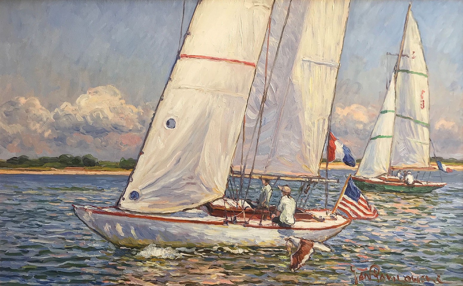 Jan Pawlowski, Happy Sailing (Nantucket), 2017
oil on canvas, 20 x 32 in. (50.8 x 81.3 cm)
JP1020001