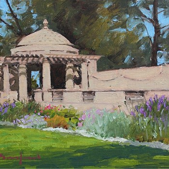 painting: David Bareford Garden Sanctuary