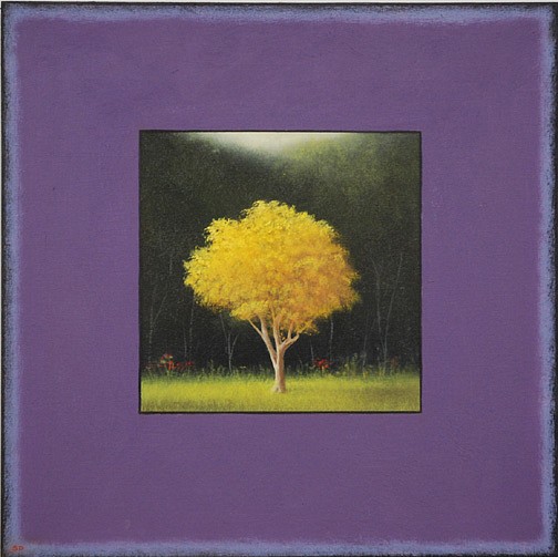 Scott Duce, Autumn Coppice .7, 2008
oil on panel, 16 x 16 in. (40.6 x 40.6 cm)
SD010808