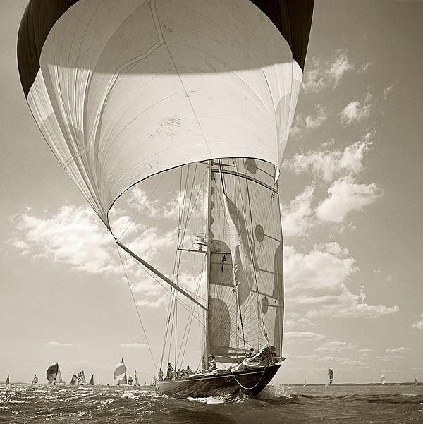 Michael Kahn, Velsheda Runs the Solent
silver gelatin photograph, 19 x 19 in. (48.3 x 48.3 cm)
MK620705NI