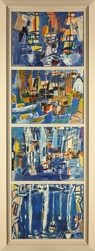 Vaclav Vytlacil, Martha's Vineyard Harbor Series No. 5, 1964-1965
oil on board, 83 x 32 in. (210.8 x 81.3 cm)
VV1803009