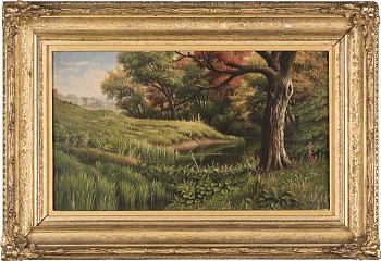 Work: Levi Wells Prentice An Early Autumn Landscape