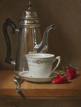 Work: William O. Ewing Limoges, Teacup & Strawberries