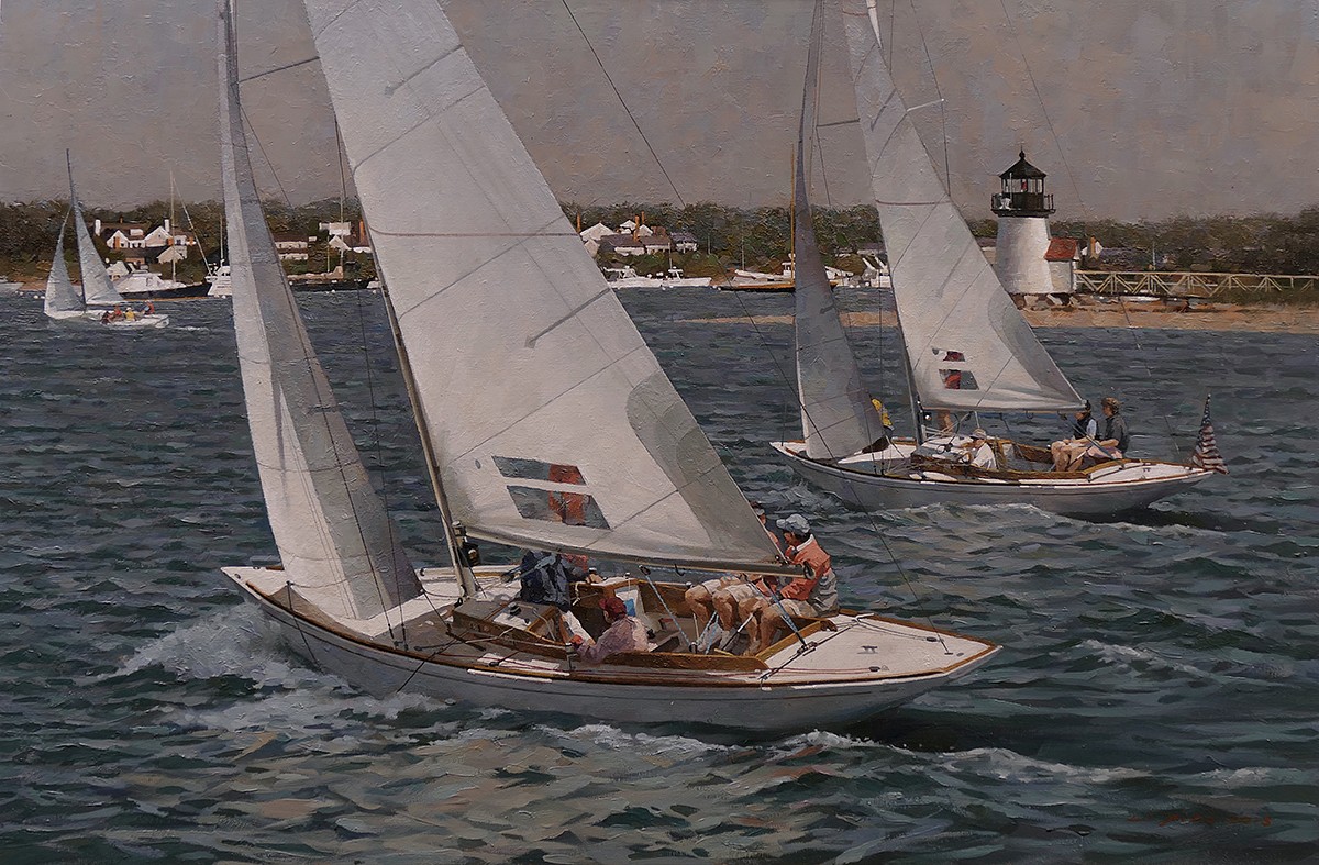 Li Xiao, Summer, Brant Point, 2018
oil on linen, 24 x 36 in. (61 x 91.4 cm)
LX180101