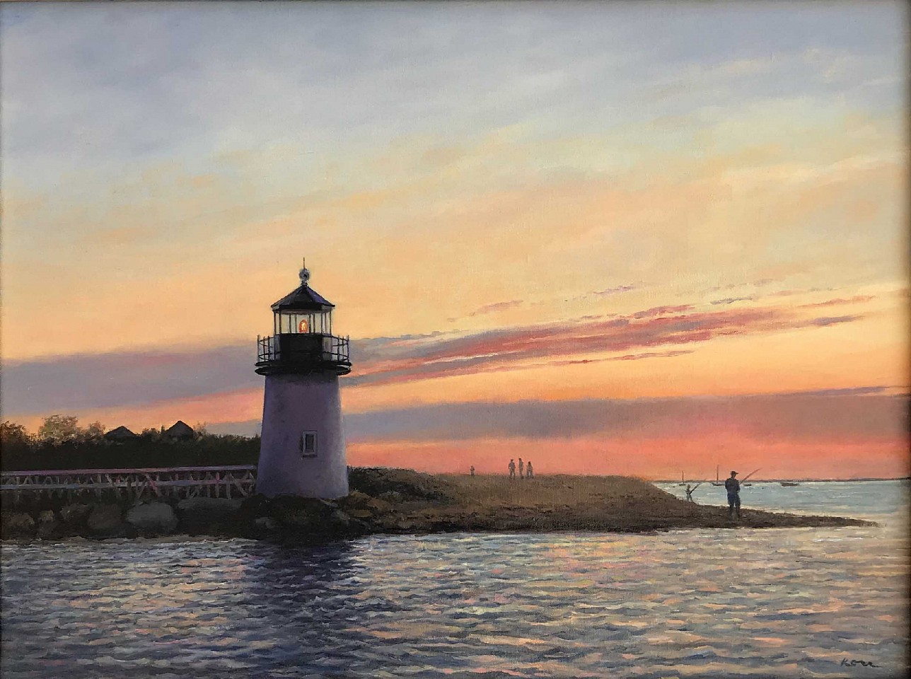 Marla Korr, Brant Point Sunset, 2018
oil on canvas, 18 x 24 in. (45.7 x 61 cm)
MK180408